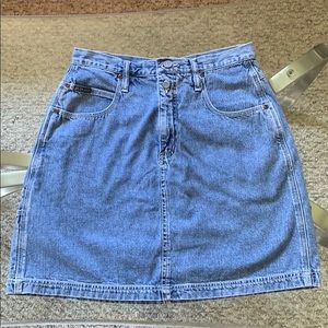 NY&Co Vintage Light Wash Jean Skirt